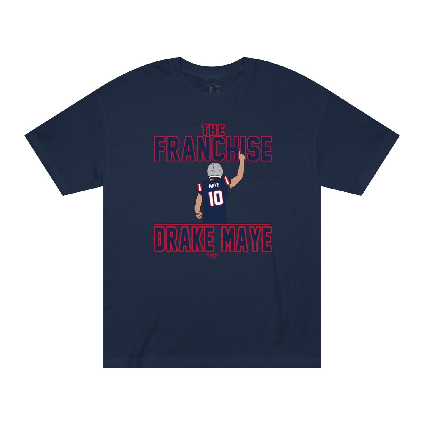 Drake Maye "The Franchise" 1/100 Shirt Design