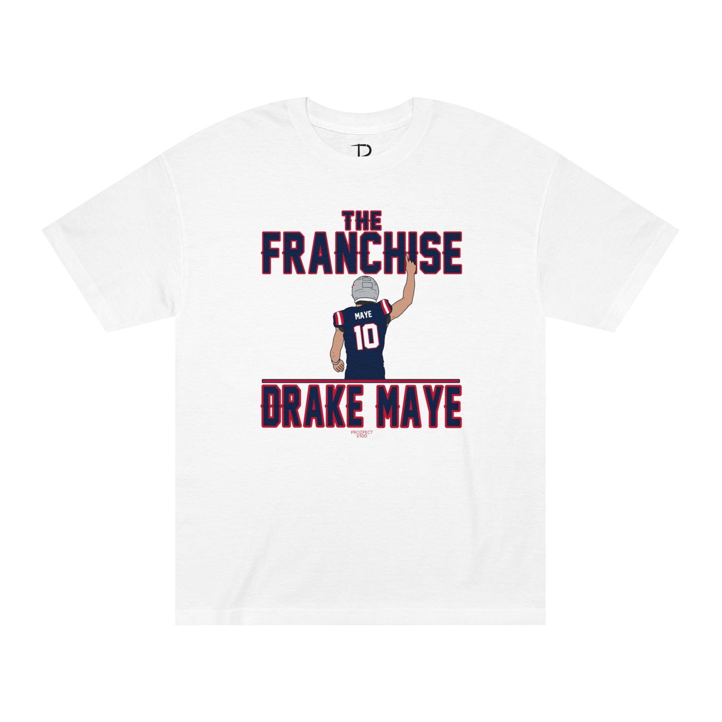 Drake Maye "The Franchise" 1/100 Shirt Design