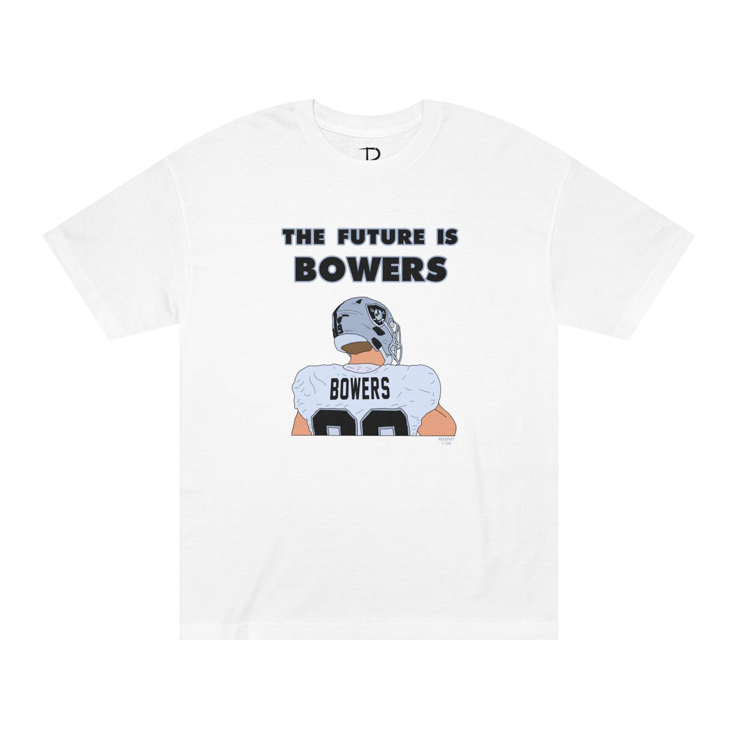 Brock Bowers "The Future is Bowers" 1/100 Shirt Design