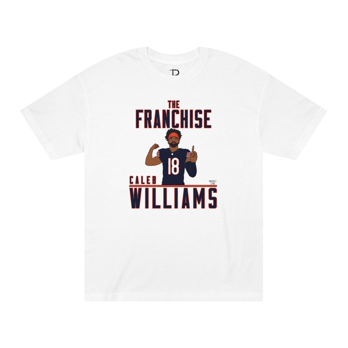 Caleb Williams "The Franchise" 1/100 Shirt Design