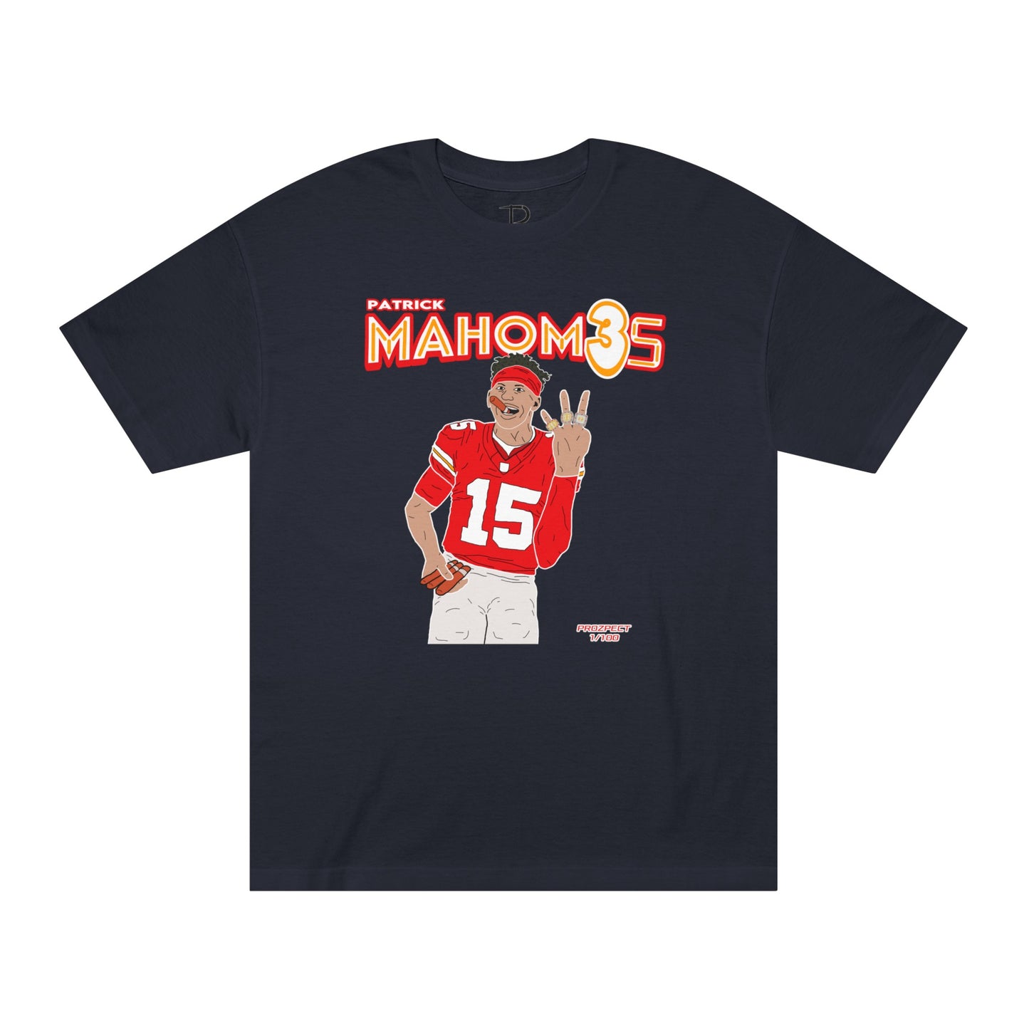 Patrick Mahomes "3 Rings" 1/100 Shirt Design