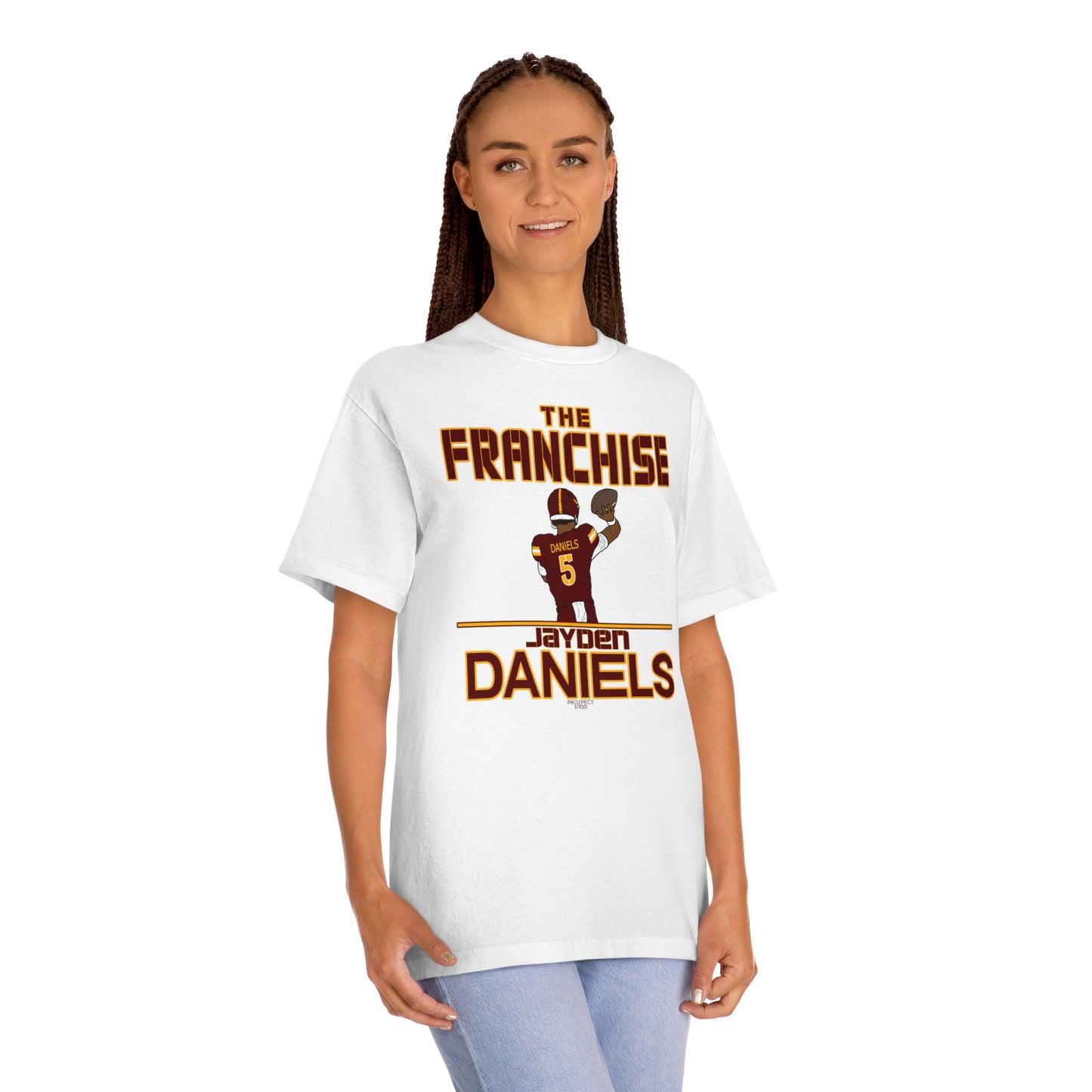 Jayden Daniels "The Franchise" 1/100 Shirt Design