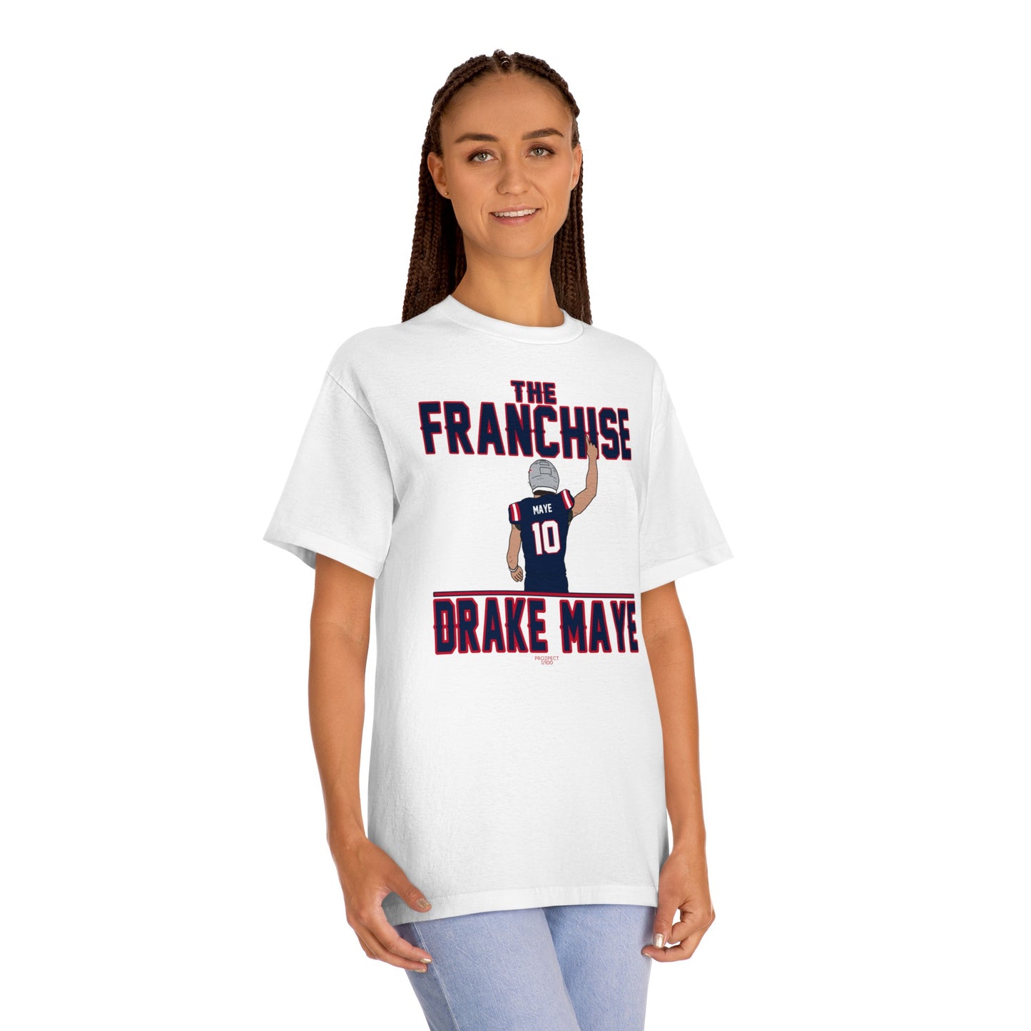 Drake Maye "The Franchise" 1/100 Shirt Design